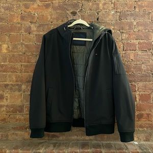 Tommy Hilfiger Soft Shelled Hooded Bomber Jacket 💚